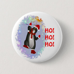 Badge Rond 5 Cm Pingouin