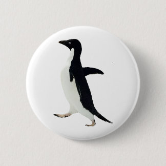 Badge Rond 5 Cm Pingouin socialement maladroit