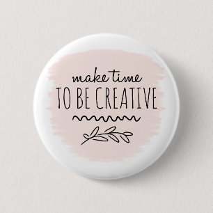 Badge Rond 5 Cm Pink Be Creative Crafting