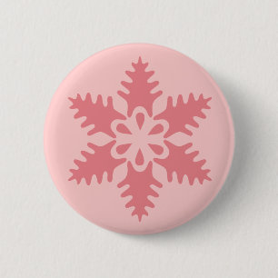 Badge Rond 5 Cm Pink Flake 7