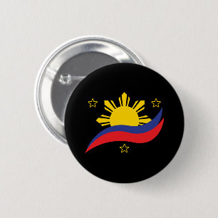 Badge Rond 5 Cm Pinoy Flag