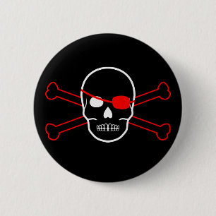 Badge Rond 5 Cm pirate