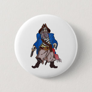 BADGE ROND 5 CM PIRATE