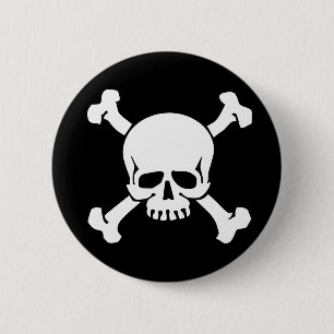 Badge Rond 5 Cm Pirate