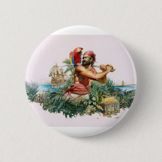 Badge Rond 5 Cm Pirate des Caraïbes