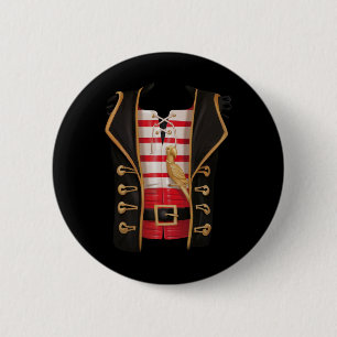 Badge Rond 5 Cm Pirate Halloween Enfants Costume Tee