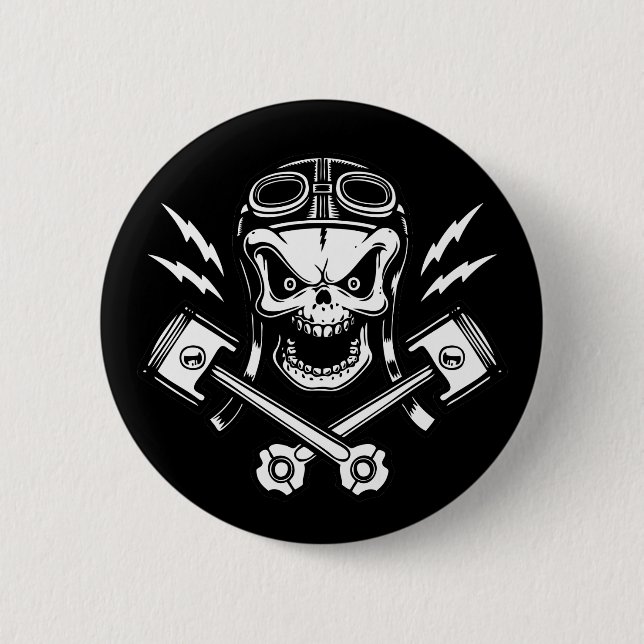 Badge Rond 5 Cm Piston Pistoff II (Devant)