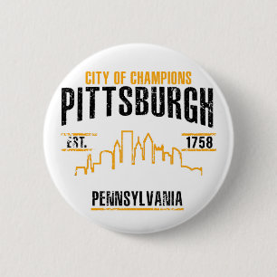 Badge Rond 5 Cm Pittsburgh
