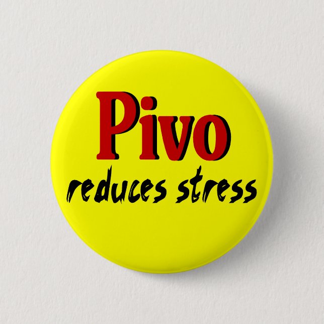 Badge Rond 5 Cm Pivo réduit l'effort (Devant)