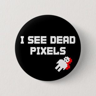 Badge Rond 5 Cm Pixels morts de Sarah Marshall