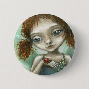 Badge Rond 5 Cm Pixie irlandaise