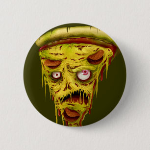 Badge Rond 5 Cm pizza de _zombie