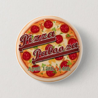 Badge Rond 5 Cm Pizza Palooza