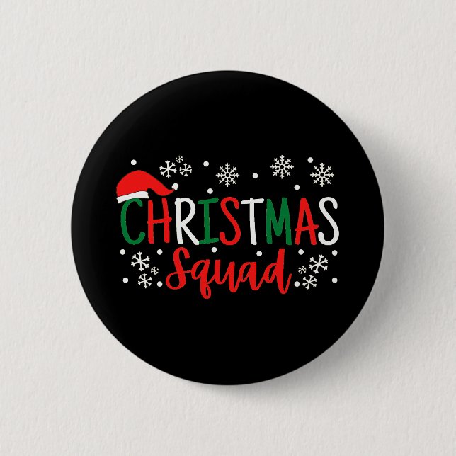 BADGE ROND 5 CM PLACE DE NOËL (Devant)