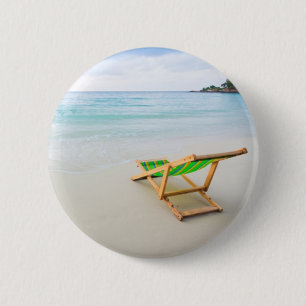Badge Rond 5 Cm Plage