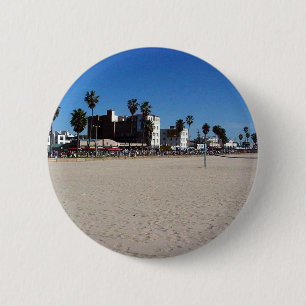 Badge Rond 5 Cm Plage de Venise