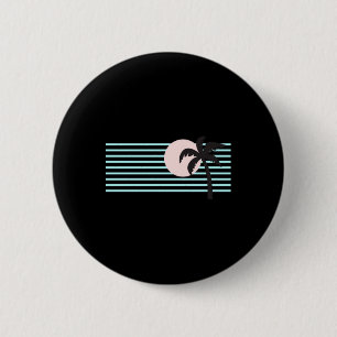 Badge Rond 5 Cm Plage Parfaite