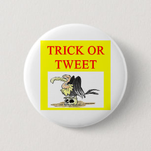 Badge Rond 5 Cm plaisanterie de bip de gazouillement de Halloween