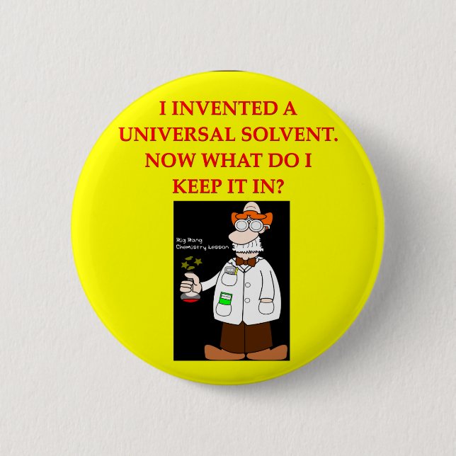 Badge Rond 5 Cm plaisanterie de chimie (Devant)