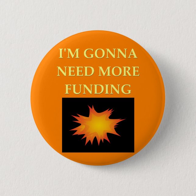 Badge Rond 5 Cm plaisanterie de chimie (Devant)
