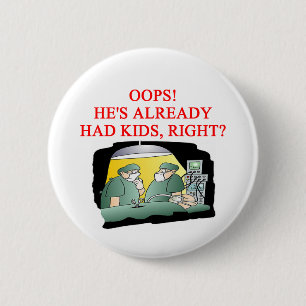 Badge Rond 5 Cm Plaisanterie de DOCTEUR