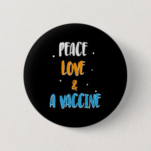 Badge Rond 5 Cm Plaisanterie d'Humour drôle vaccinée Citation grap