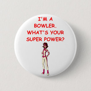Badge Rond 5 Cm plaisanterie drôle de bowling