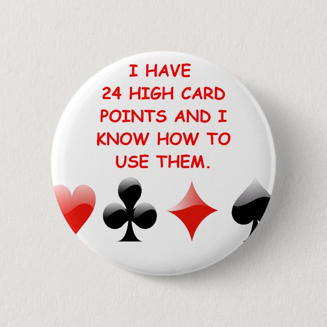 Badge Rond 5 Cm plaisanterie en double de pont (Devant)