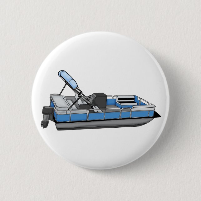 Badge Rond 5 Cm plaisir ponton (Devant)