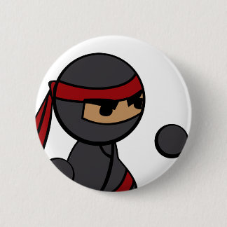 Badge Rond 5 Cm Plan rapproché de Ninja