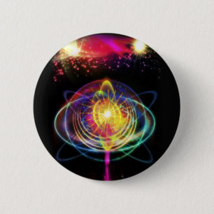 Badge Rond 5 Cm Planète Raybine
