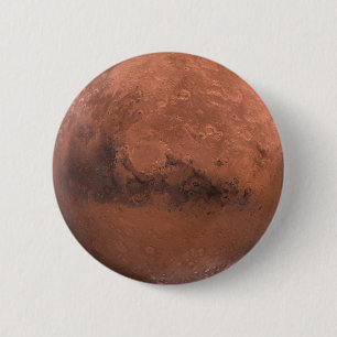 Badge Rond 5 Cm planète rouge Mars