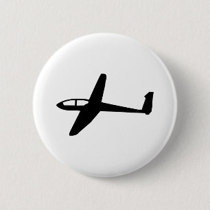 Badge Rond 5 Cm Planeur
