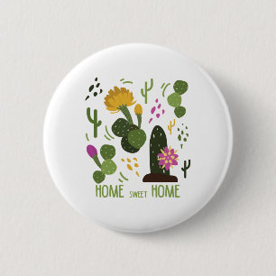 Badge Rond 5 Cm plantes et fleurs 18