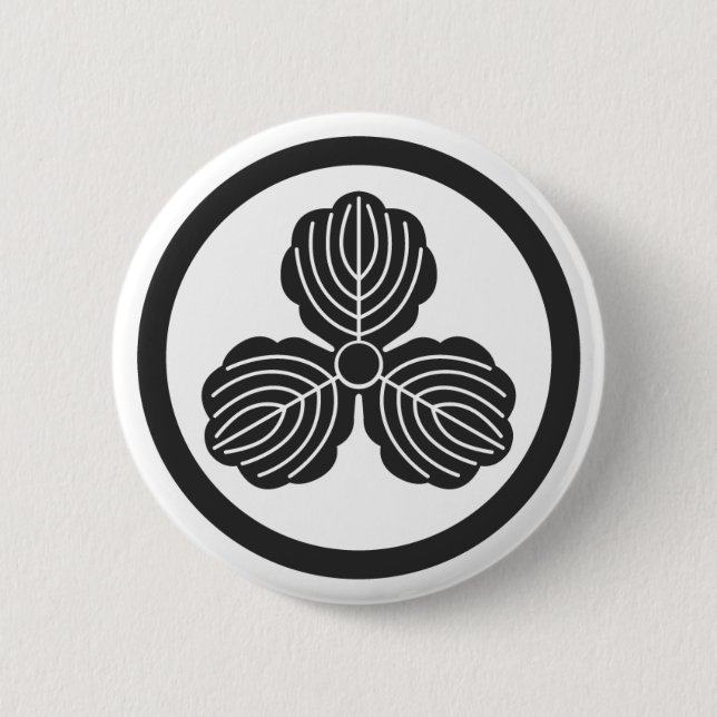 Badge Rond 5 Cm plantes [Famille Crest] (Devant)