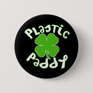 Badge Rond 5 Cm Plastic Paddy - St Patrick's Day