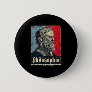 Badge Rond 5 Cm Platon Philosophique Platos Philosophie grecque an