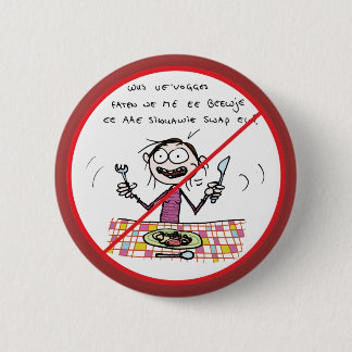 Badge Rond 5 Cm Plein bouton de bouche