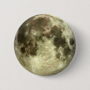 Badge Rond 5 Cm Pleine lune