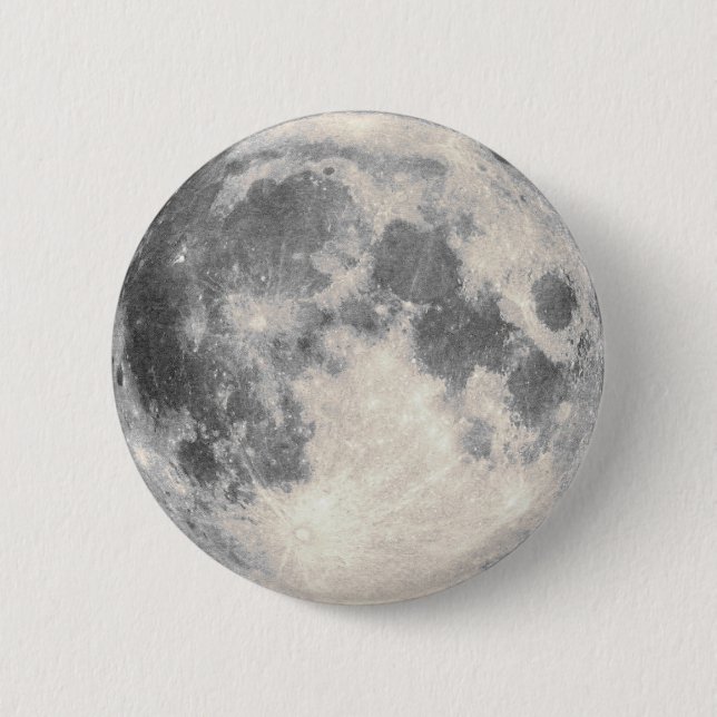 Badge Rond 5 Cm Pleine lune (Devant)