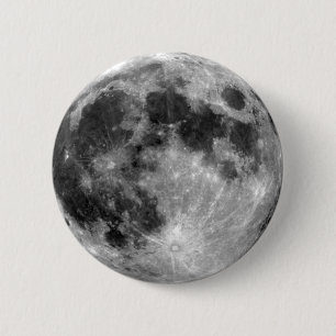 Badge Rond 5 Cm Pleine lune