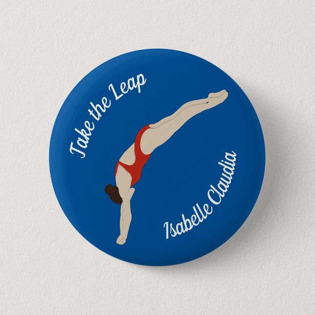 Badge Rond 5 Cm Plongée (Devant)