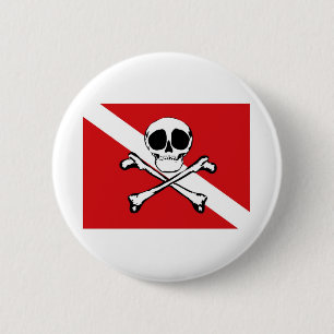 Badge Rond 5 Cm plongeur gai 2