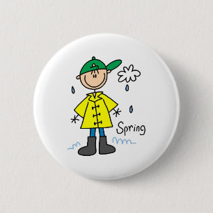 Badge Rond 5 Cm Pluie de ressort