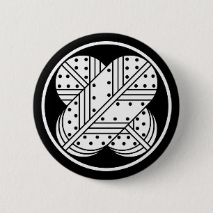 Badge Rond 5 Cm plumes de faucon asano harima