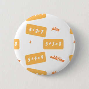 Badge Rond 5 Cm Plus cinq