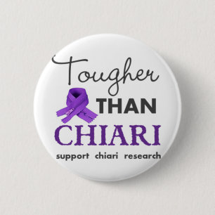 Badge Rond 5 Cm Plus dur que Chiari