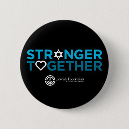 Badge Rond 5 Cm Plus fort boutonnez ensemble