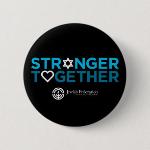 Badge Rond 5 Cm Plus fort boutonnez ensemble