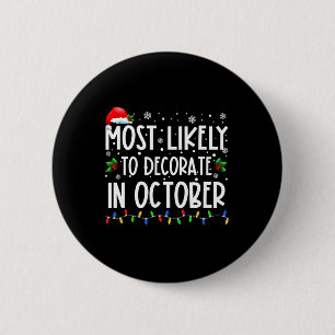 Badge Rond 5 Cm Plus susceptible de décorer en octobre Amusante fa